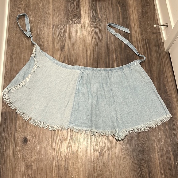 Mumu Blue Denim skort - Picture 4 of 6